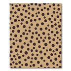 Tan Dark Circle Scatter Rug