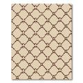 Tawny Chain Link Lattice Rug