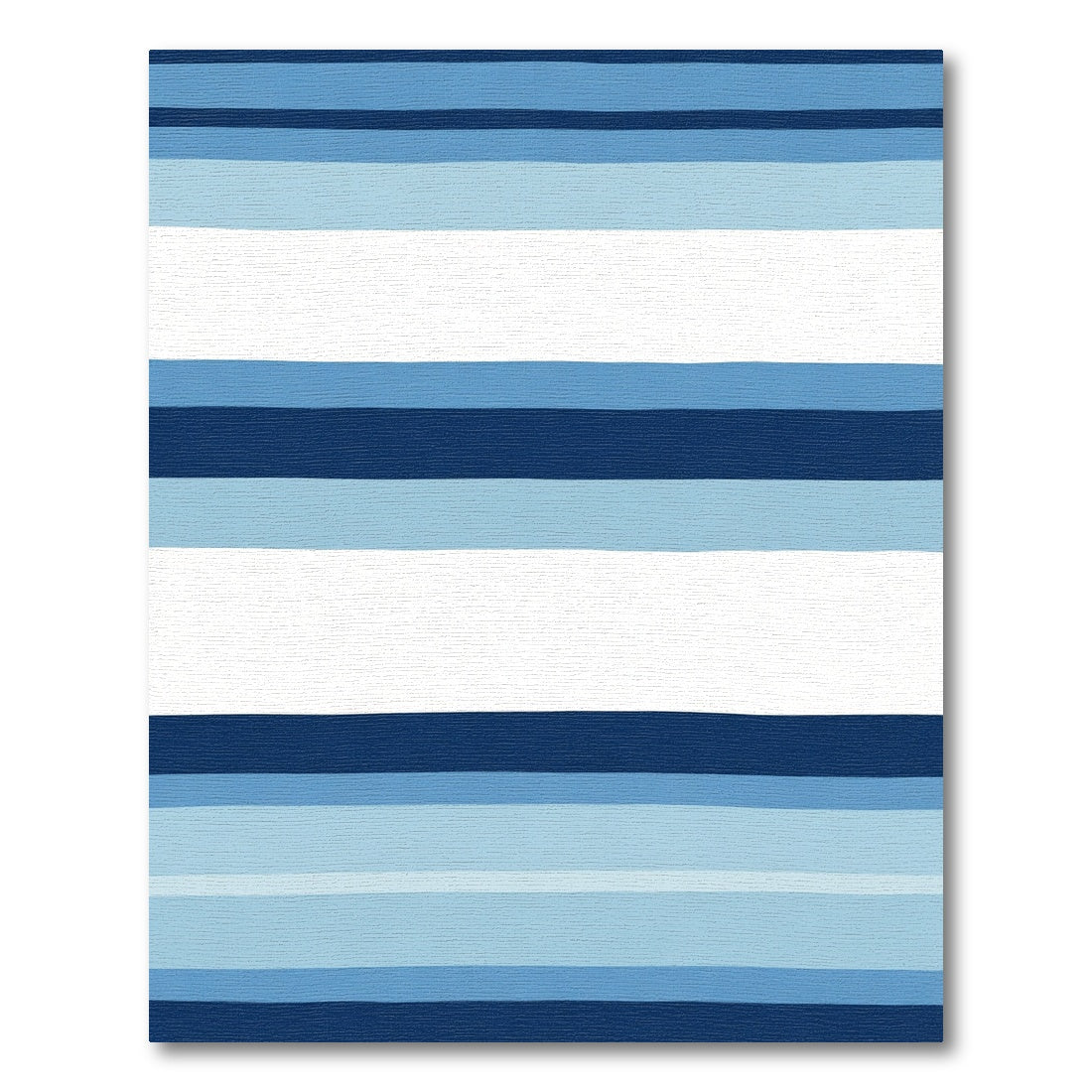Striped Navy Blue Sky Palette Rug