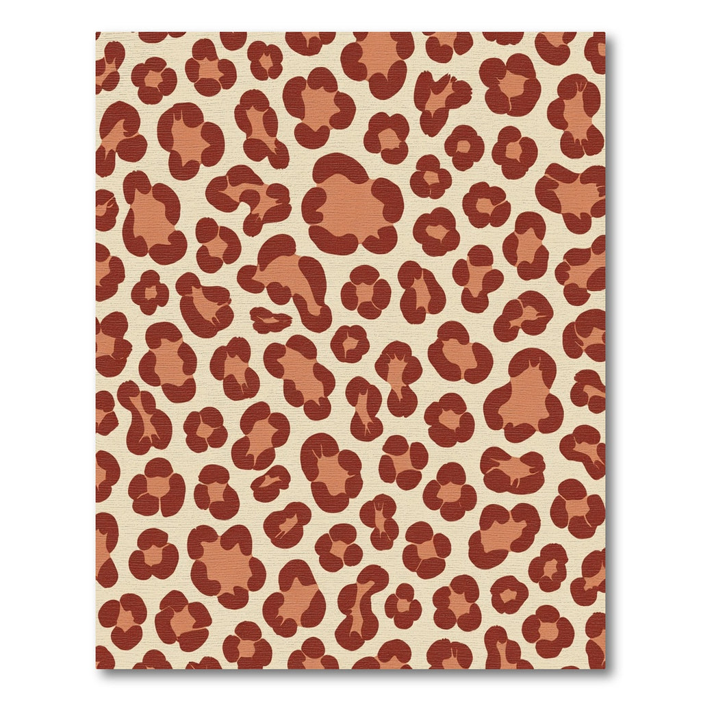 Spotted Animal Print Cream Rug