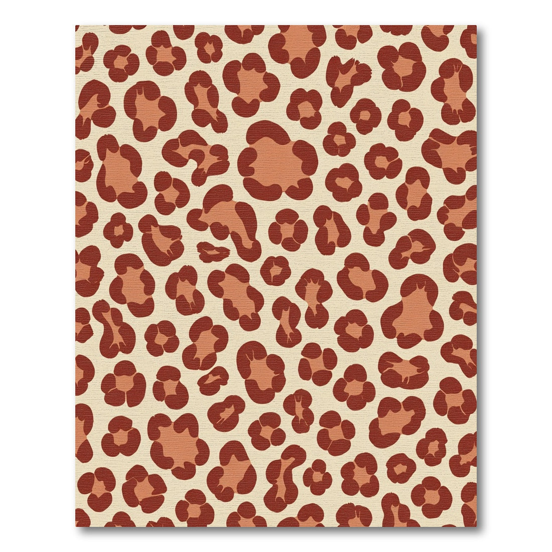 Spotted Animal Print Cream Rug