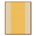 Golden Ochre Cream Color Block Rug