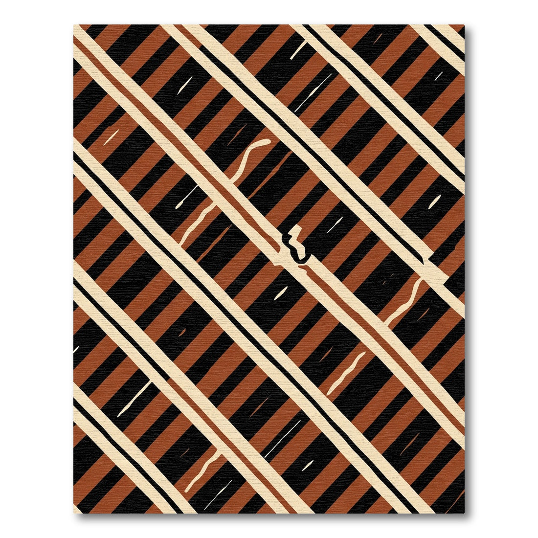 Diagonal Stripe Rug