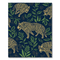 Golden Tigers Amongst Green Foliage Rug