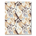 Earthy Abstract Organic Flow Rug