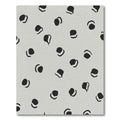 Abstract Black Dot Scatter Rug