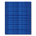 Deep Blue Gradient Plaid Dots Rug