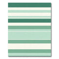 Modern Teal Mint Striped Rug