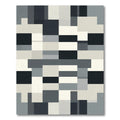Monochromatic Geometric Block Composition Rug