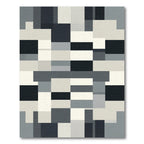 Monochromatic Geometric Block Composition Rug