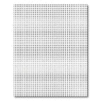 Minimalist Black White Dot Gradient Rug