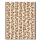 Terracotta And Gold Spots Rug
