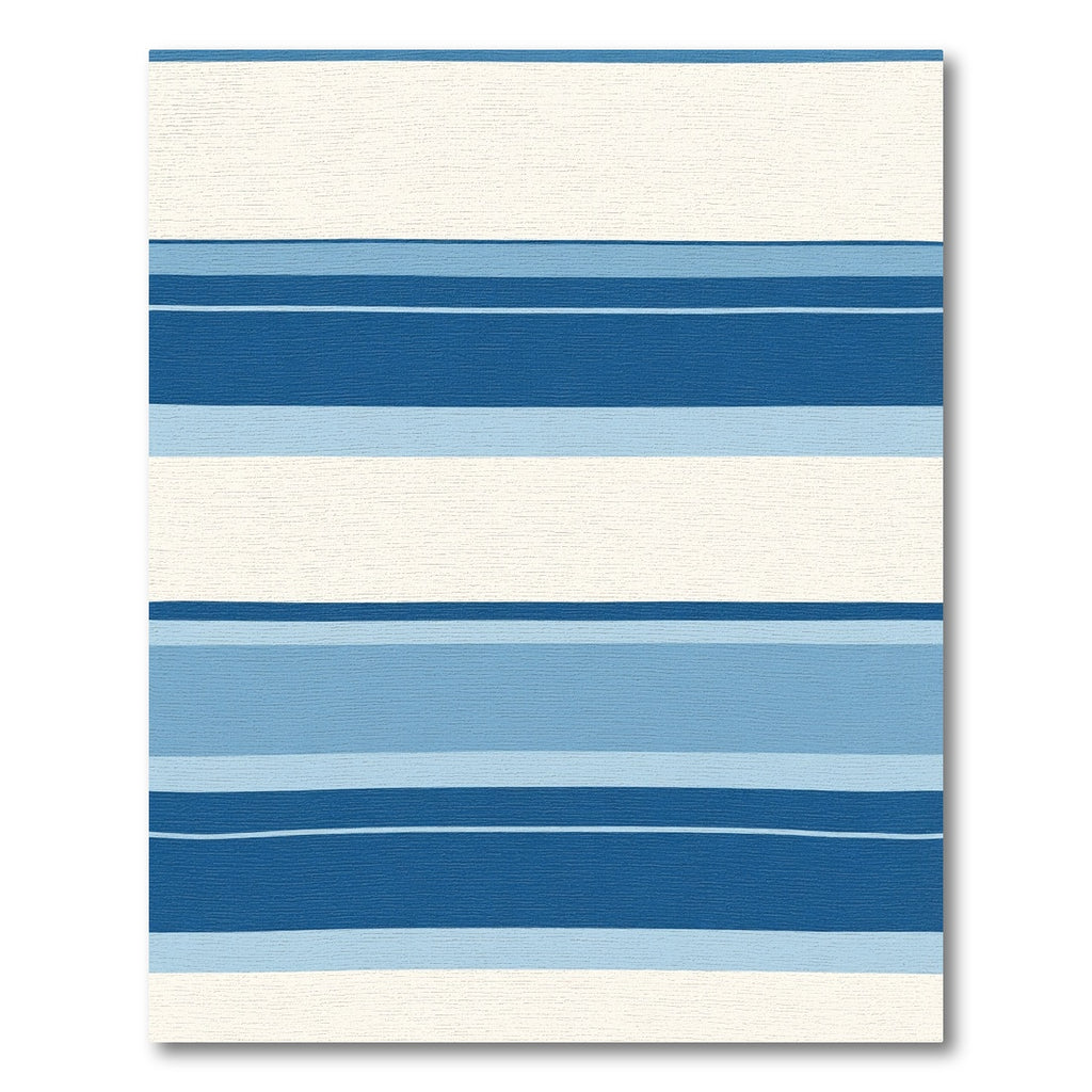 Azure Navy Striped Horizon Rug