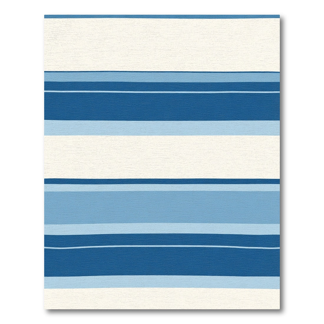Azure Navy Striped Horizon Rug