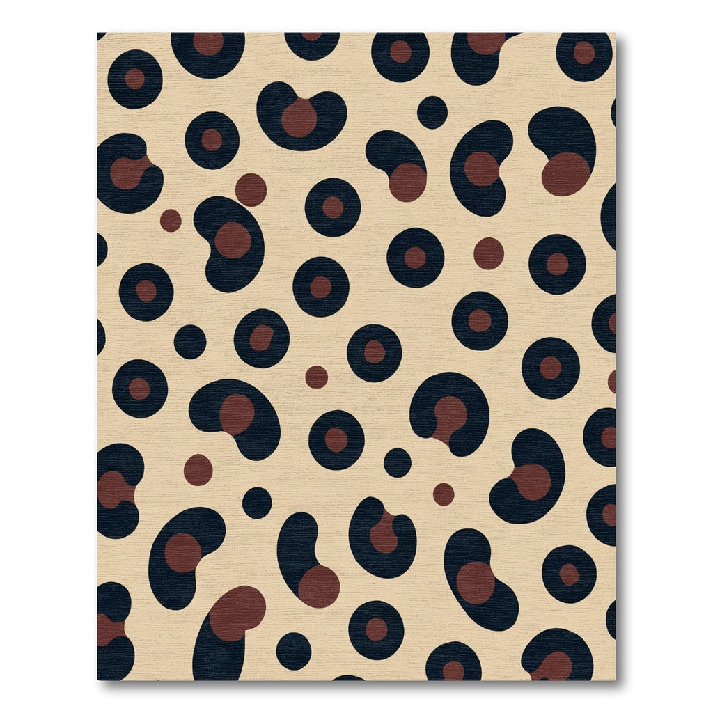 Taupe Leopard Spot Arrangement Rug