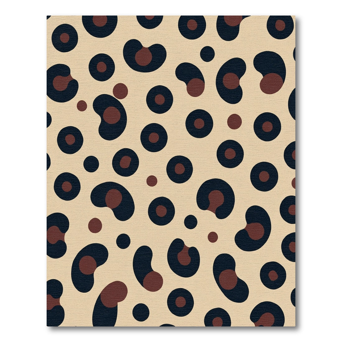 Taupe Leopard Spot Arrangement Rug