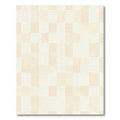 Soft Ivory Geometric Checks Rug