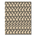 Black Tangle Contemporary All-Over Rug
