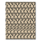 Black Tangle Contemporary All-Over Rug