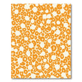 Orange Daisy Leopard Burst Rug