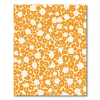 Orange Daisy Leopard Burst Rug