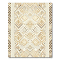 Neutral Geometric Diamond Tribal Rug
