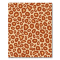 Brown Tan Spots Abstract Rug