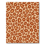Brown Tan Spots Abstract Rug
