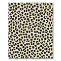 Cream Black Irregular Spots Rug