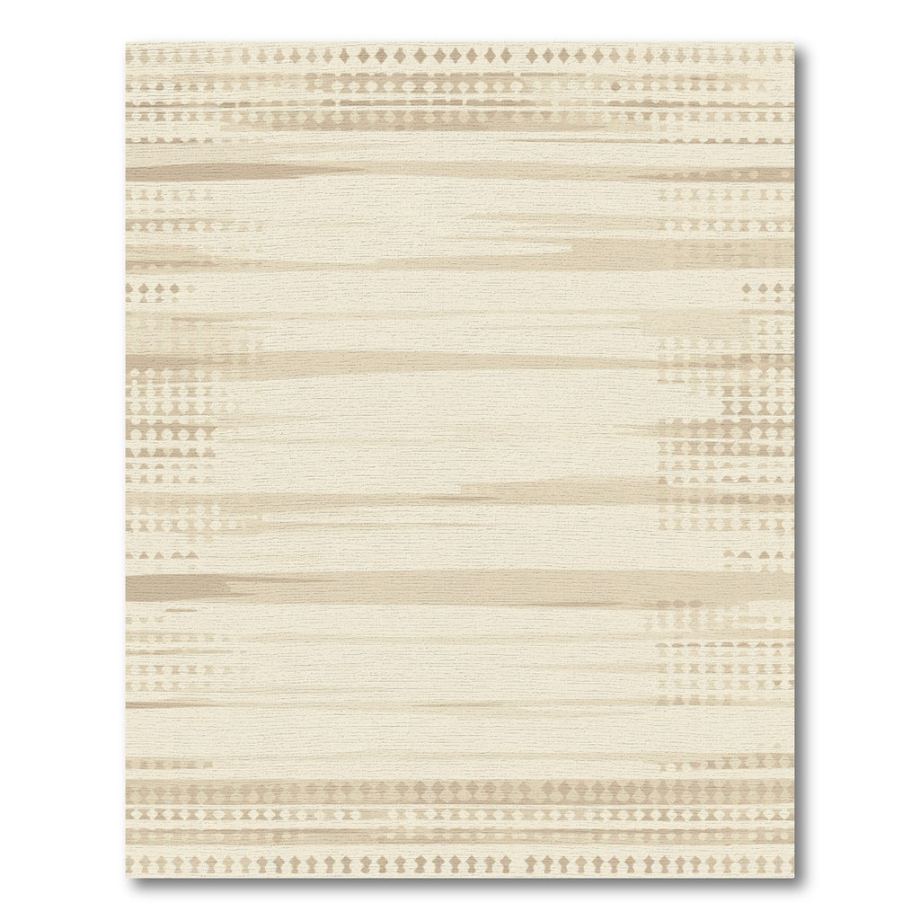 Monochromatic Neutral Stripe Diamond Rug