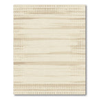 Monochromatic Neutral Stripe Diamond Rug