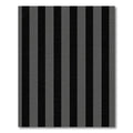 Classic Black Gray Vertical Stripe Rug