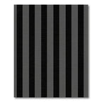 Classic Black Gray Vertical Stripe Rug