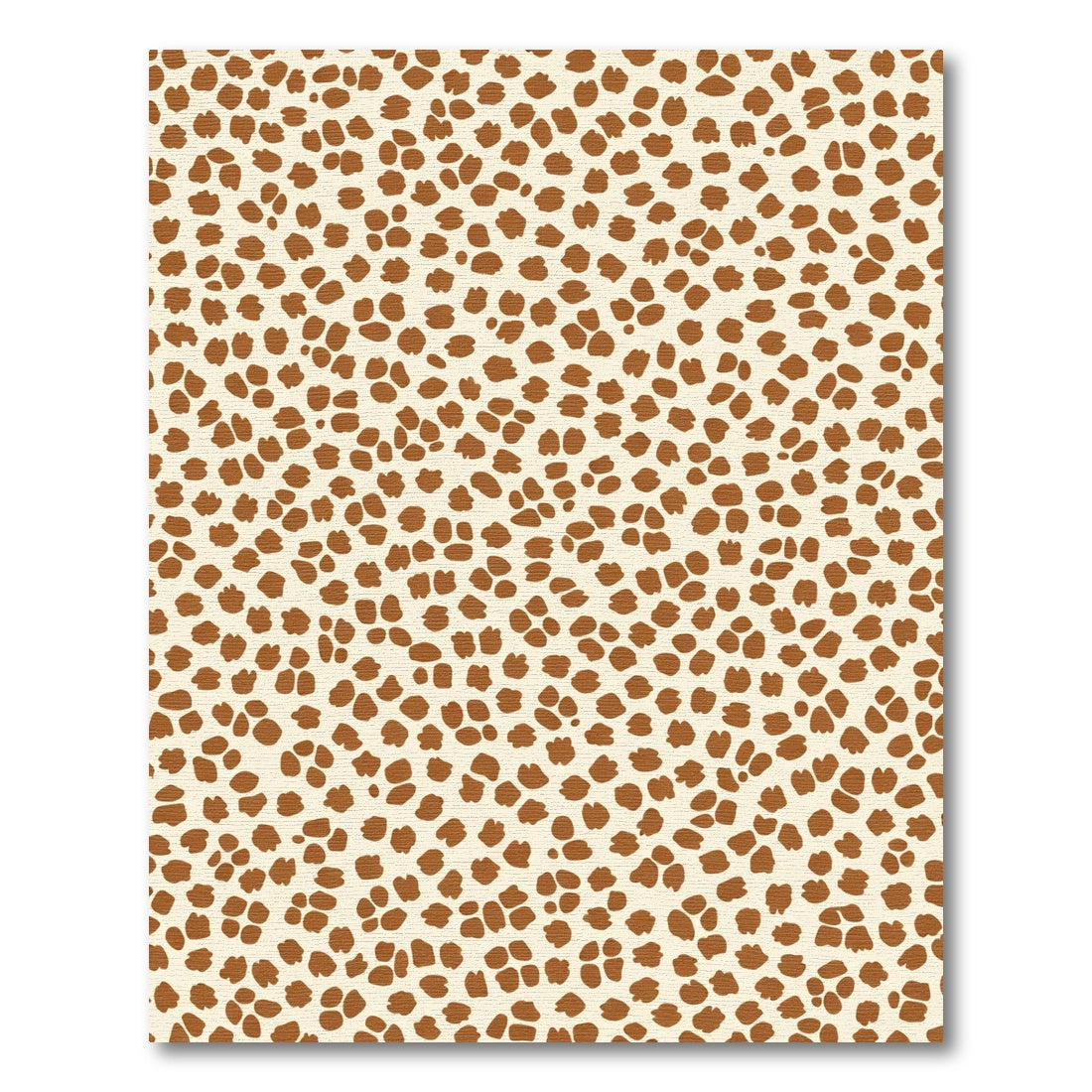 Tan Brown Spotted Animal Hide Rug