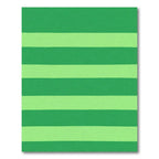 Fresh Green Two Tone Stripes Rug