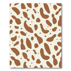 Brown Spots on Cream Background Rug