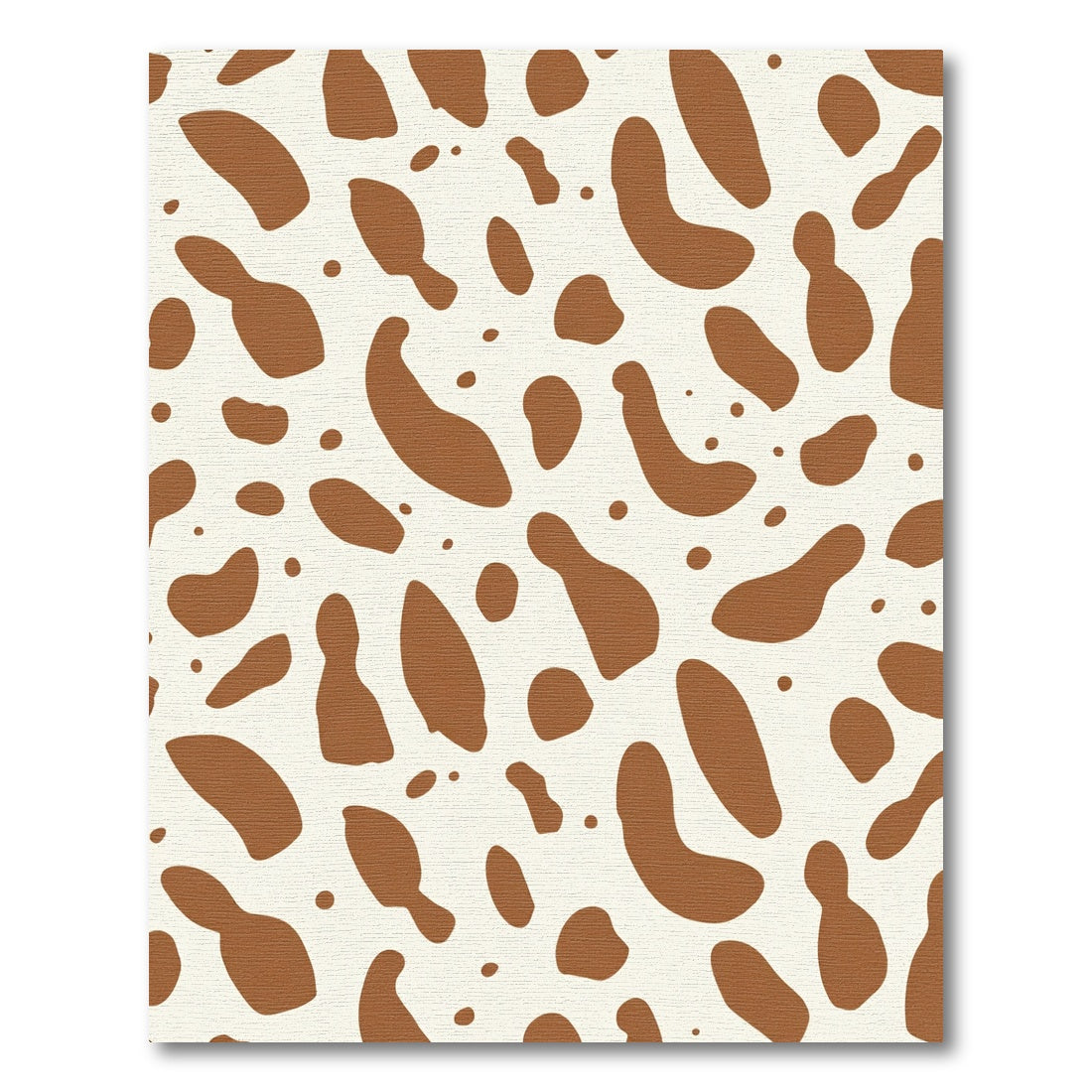 Brown Spots on Cream Background Rug