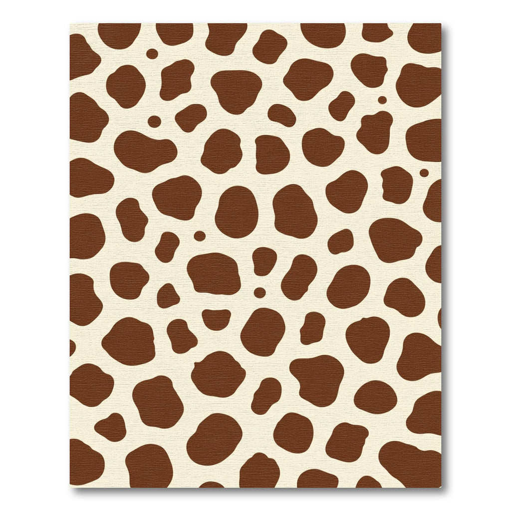 Brown Spotted Cream Dalmatian Rug