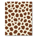 Brown Spotted Cream Dalmatian Rug