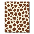 Brown Spotted Cream Dalmatian Rug