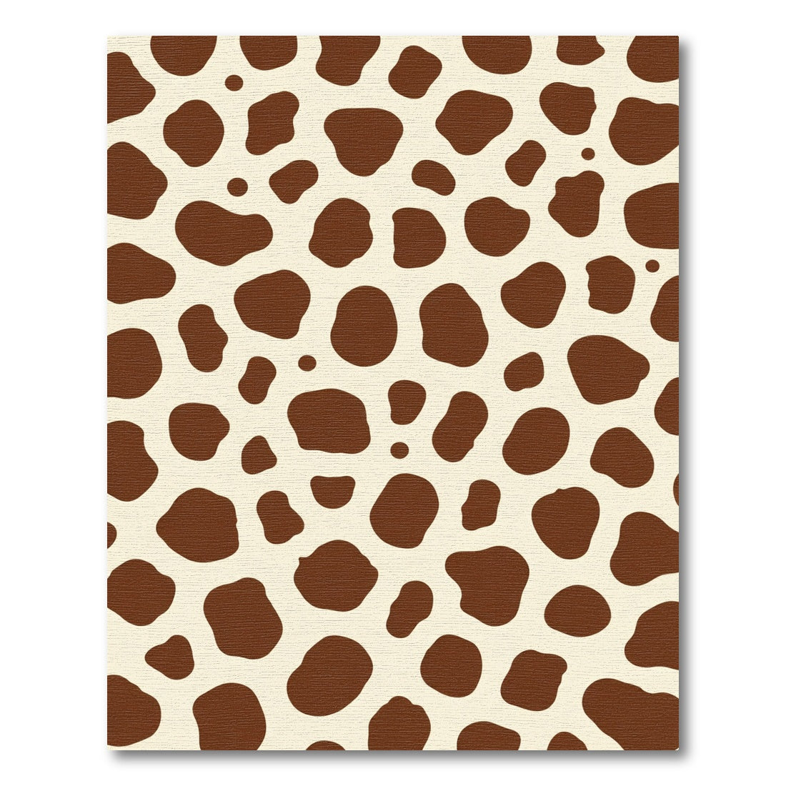 Brown Spotted Cream Dalmatian Rug