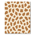 Bold Giraffe Spots Ochre Rug