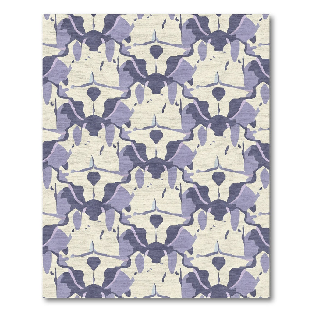 Amethyst Abstract Symmetry Texture Rug