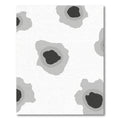 Monochromatic Abstract Bullet Hole Shapes Rug