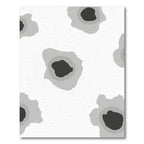 Monochromatic Abstract Bullet Hole Shapes Rug
