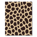 Brown Spots Beige Tortoiseshell Accents Rug