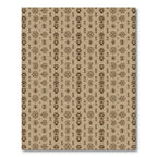 Brown Floral Bee Spool Collage Rug