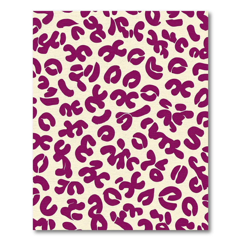 Jungle Crimson Abstract Spot Rug