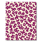 Jungle Crimson Abstract Spot Rug