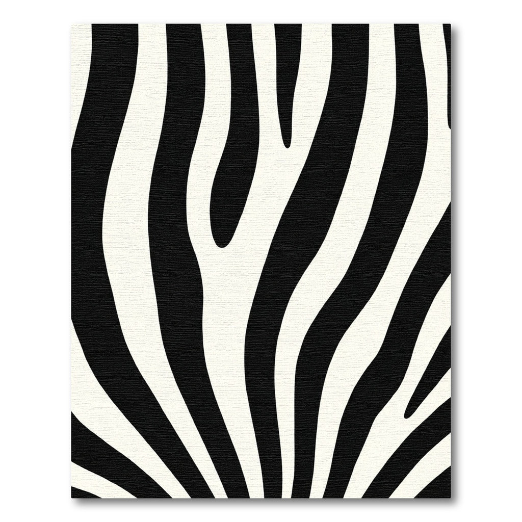 Black White Zebra Stripes Rug